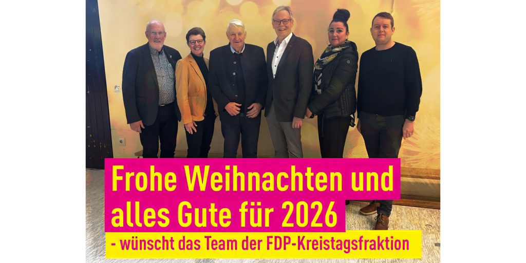 Frohe Weihnachten und alles Gute für 2026